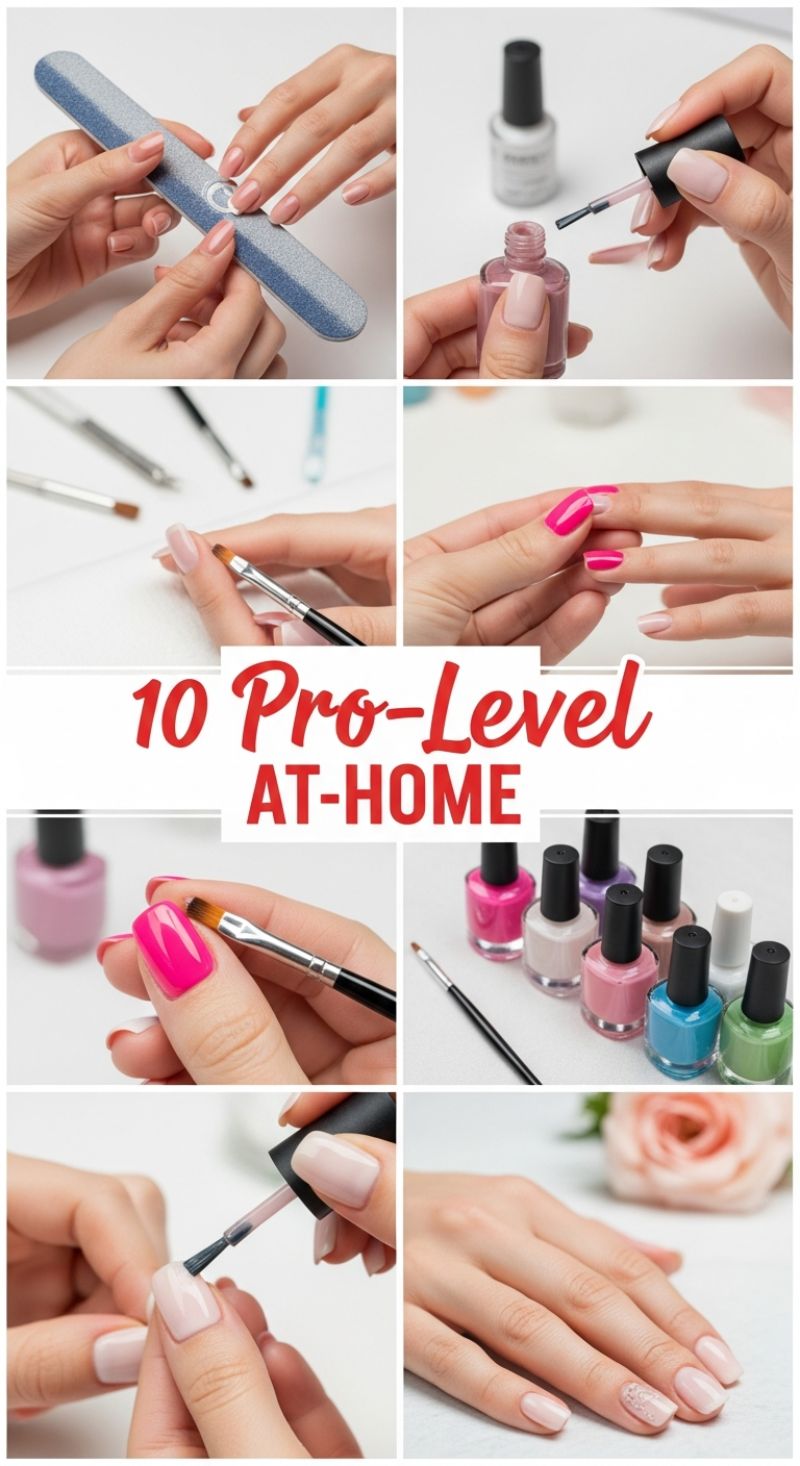 10 Pro-Level AT-HOME Manicure Steps for a Flawless Valentine's Finish