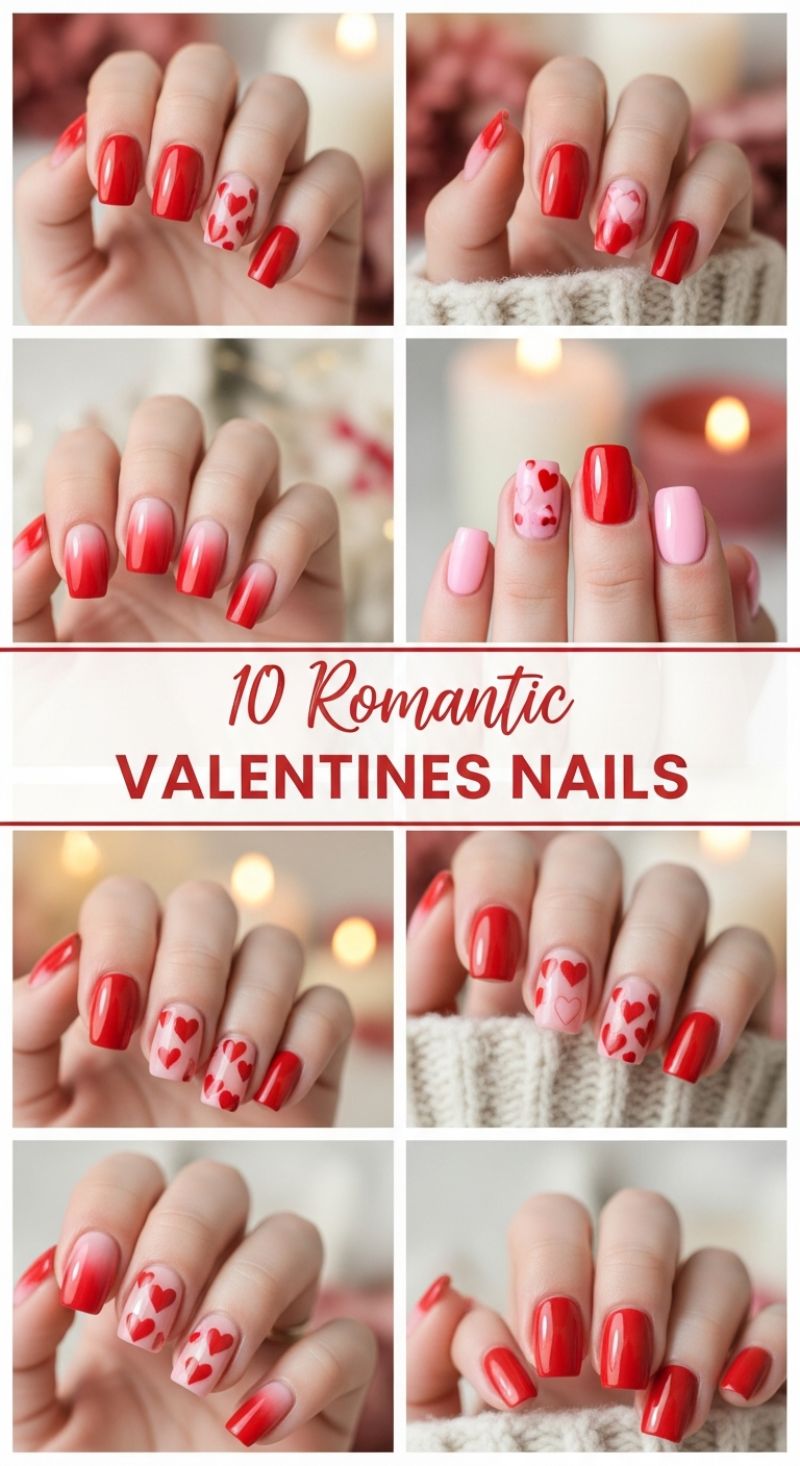 10 Romantic VALENTINES NAILS