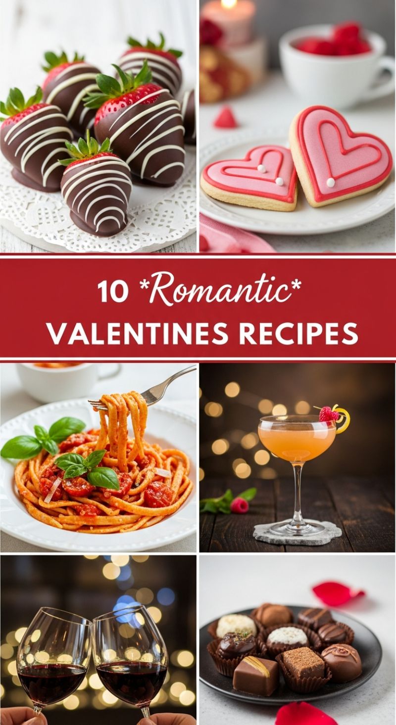 10 *Romantic* VALENTINES RECIPES