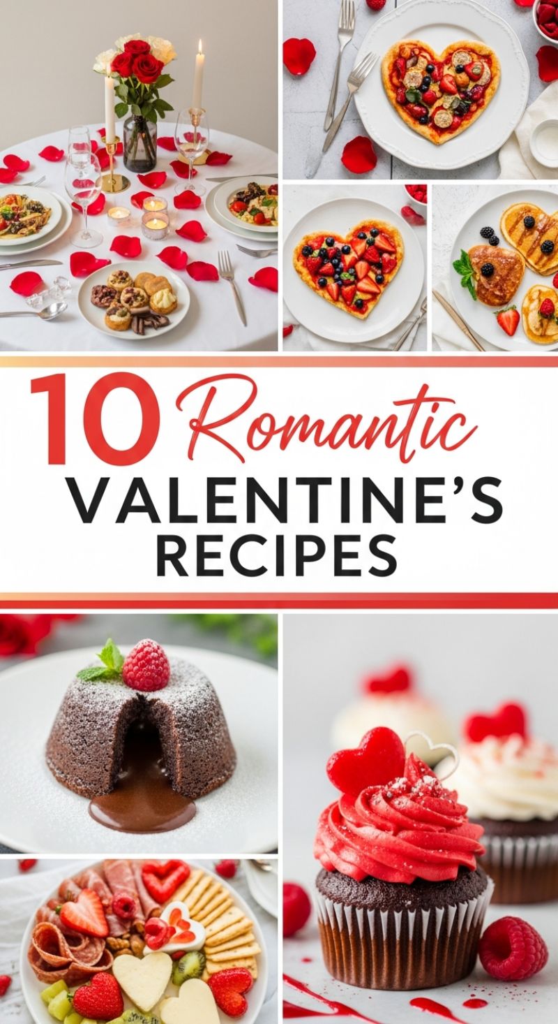 10 Romantic VALENTINE'S RECIPES