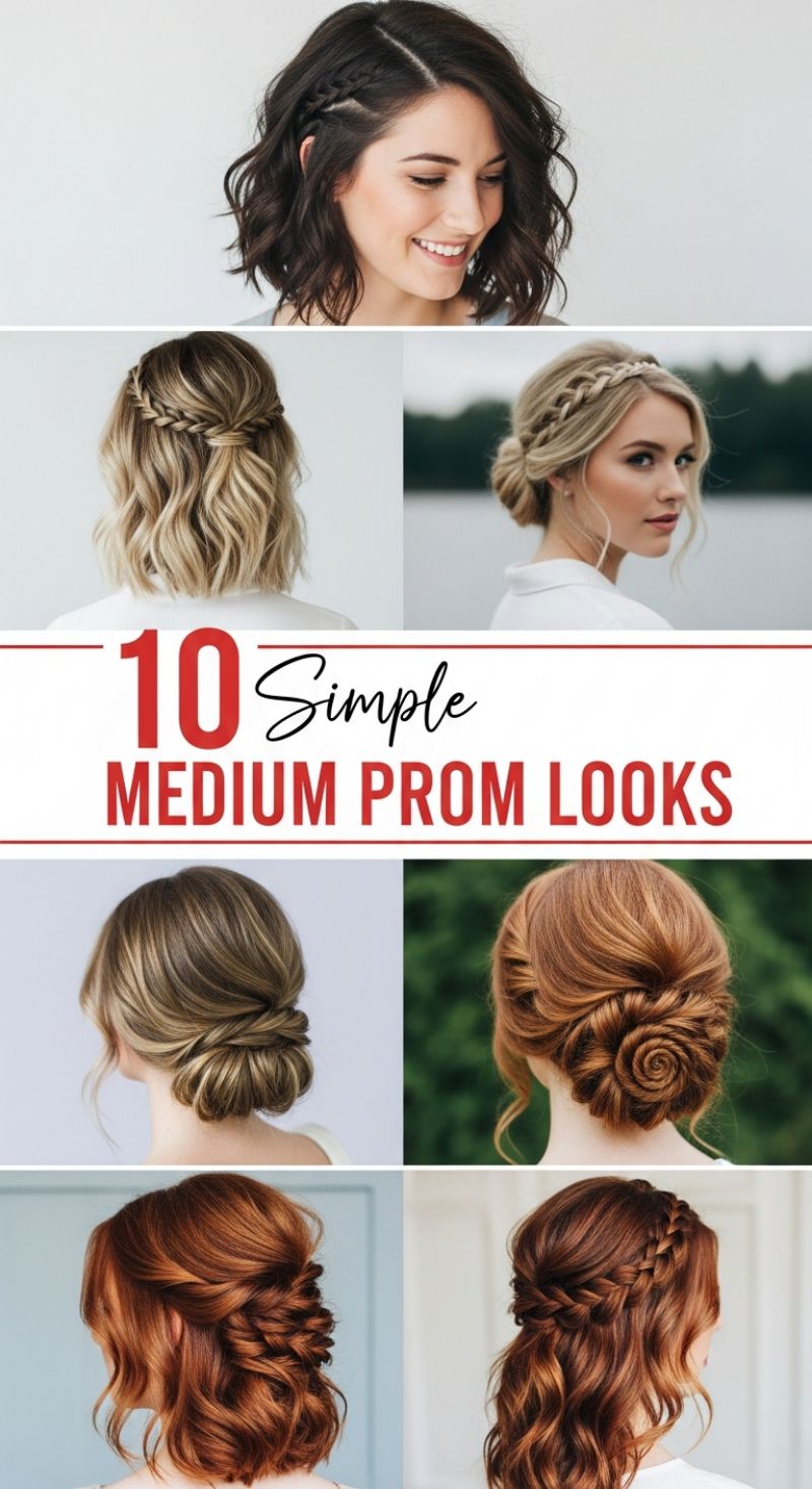 10 Simple Medium Prom Looks