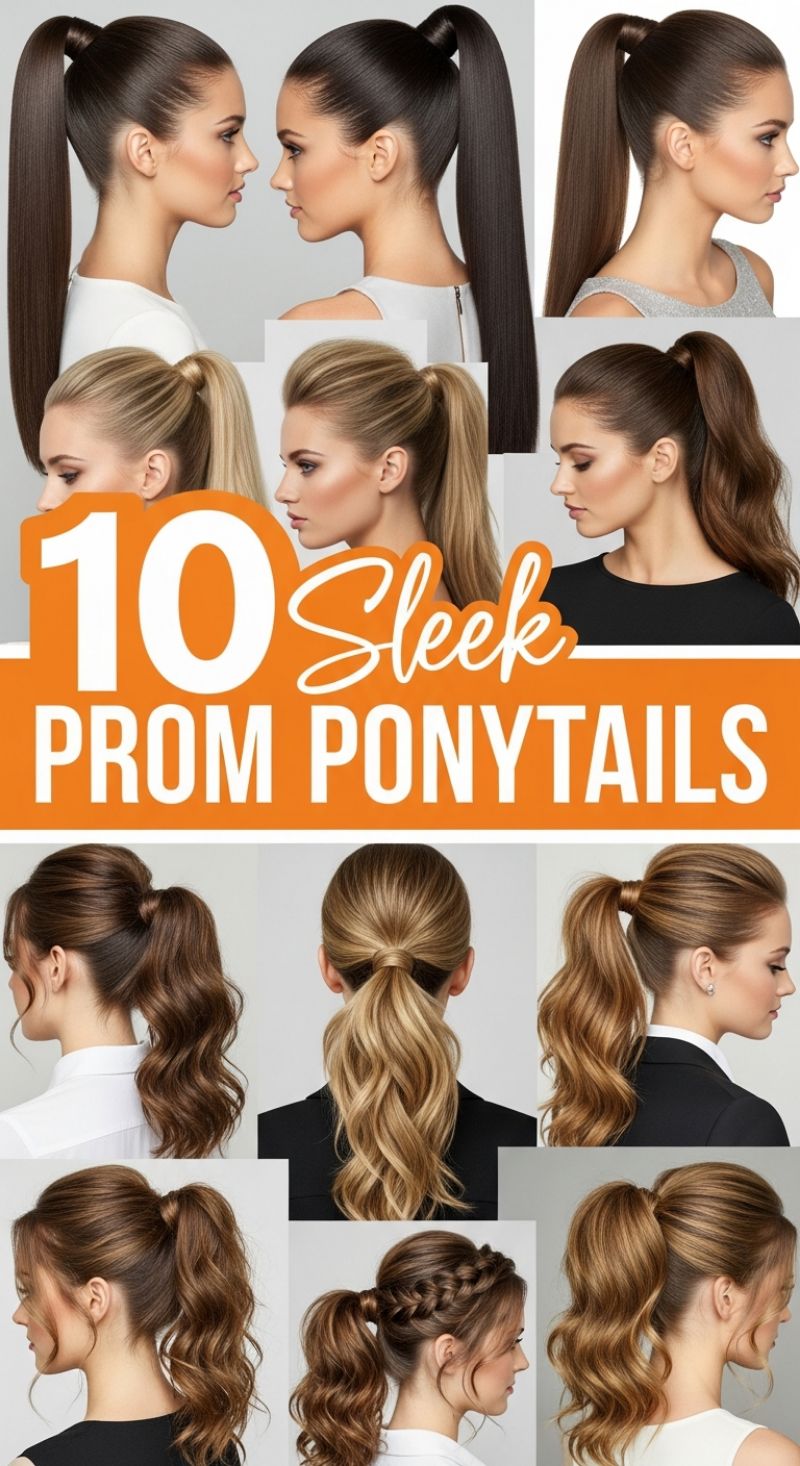 10 Sleek Prom Ponytails
