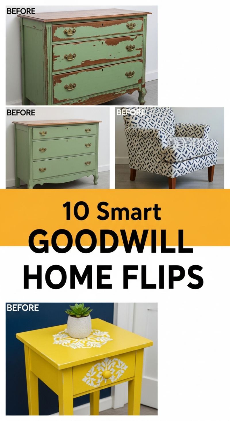 10 Smart GOODWILL HOME FLIPS