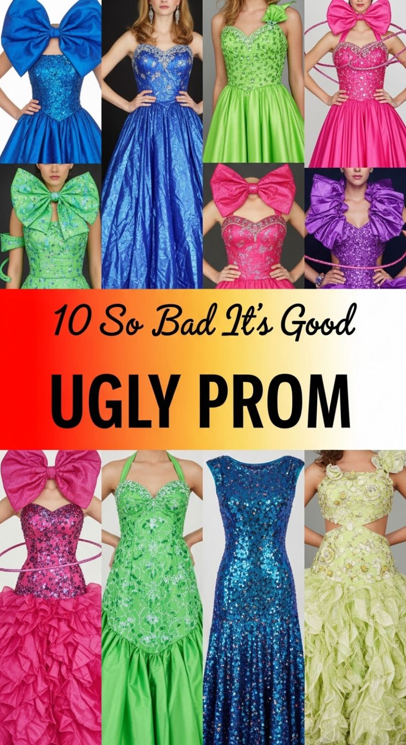10 So Bad It’s Good: The Ultimate Guide to Ugly Prom Fashion