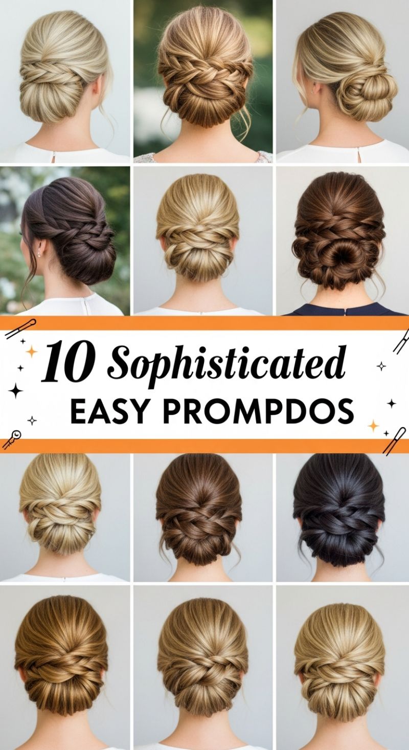 10 Sophisticated Easy Updos