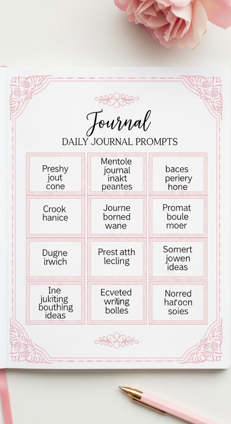 10. Spark Creativity with Daily Journal Prompts