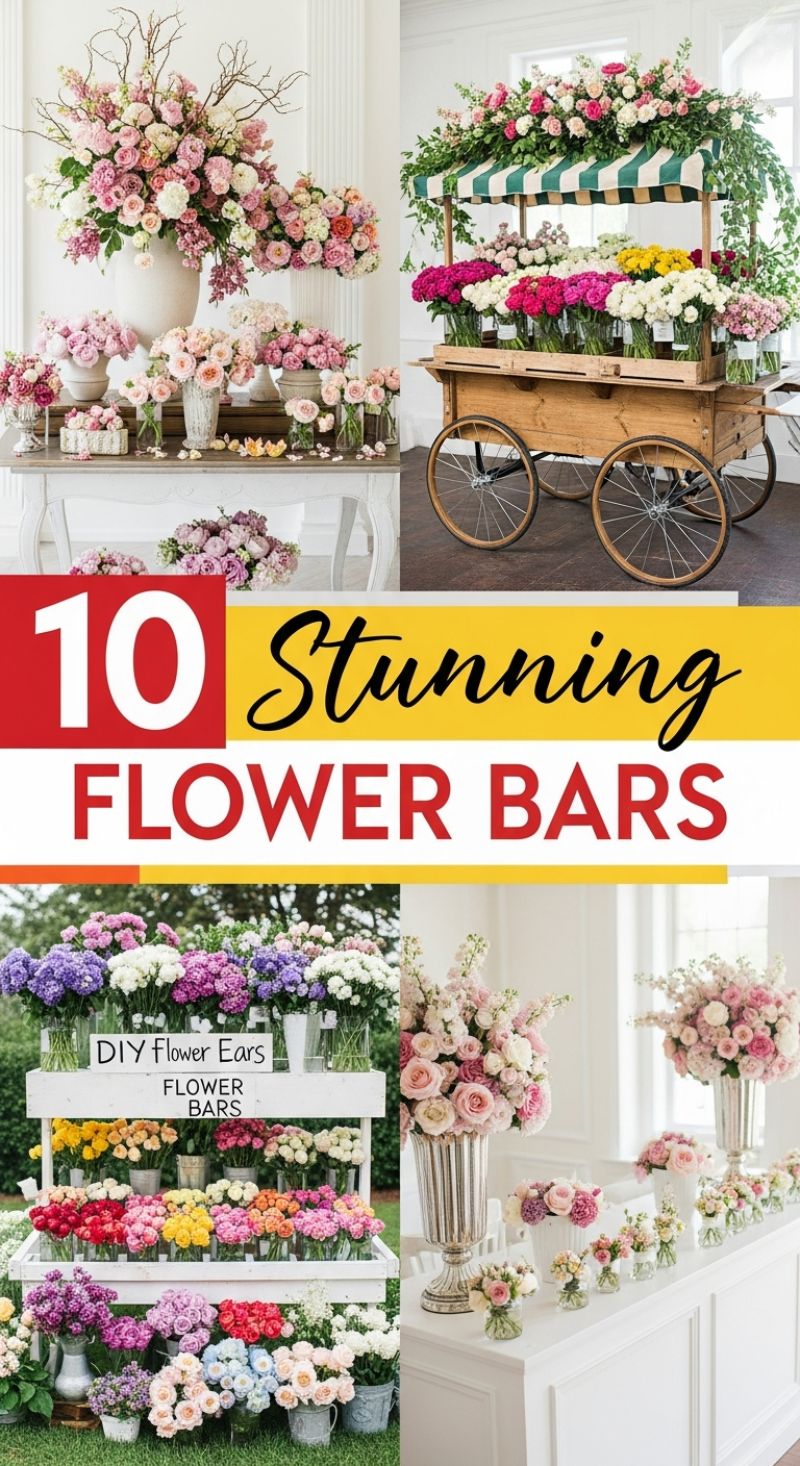 10 Stunning FLOWER BARS