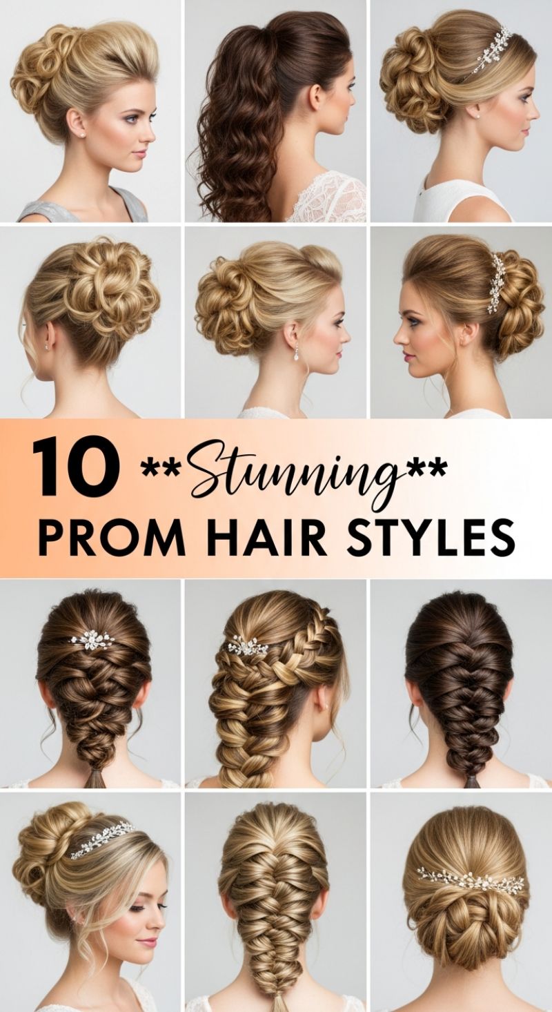 10 Stunning Prom Hair Styles