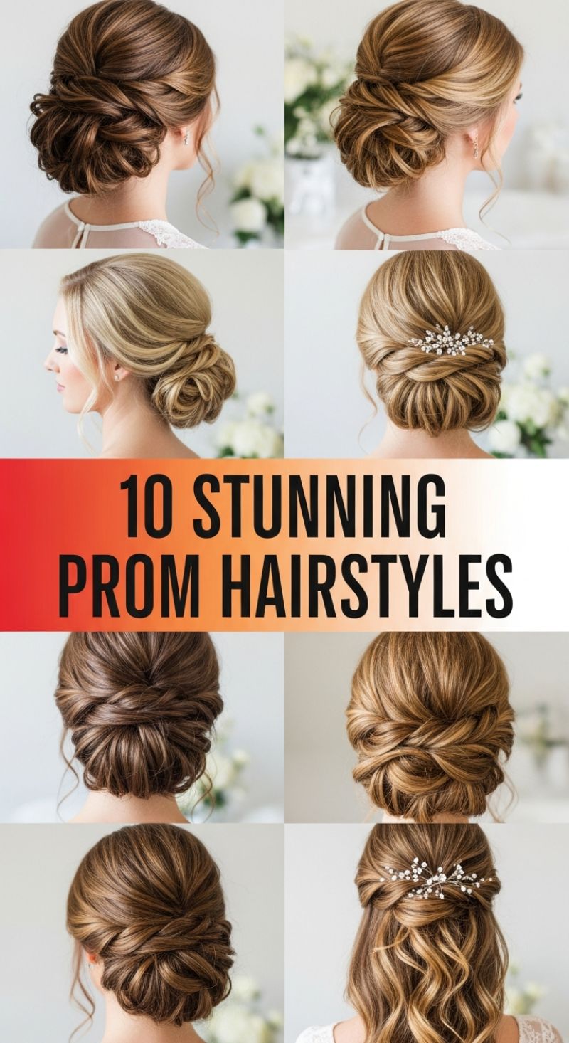 10 STUNNING PROM HAIRSTYLES