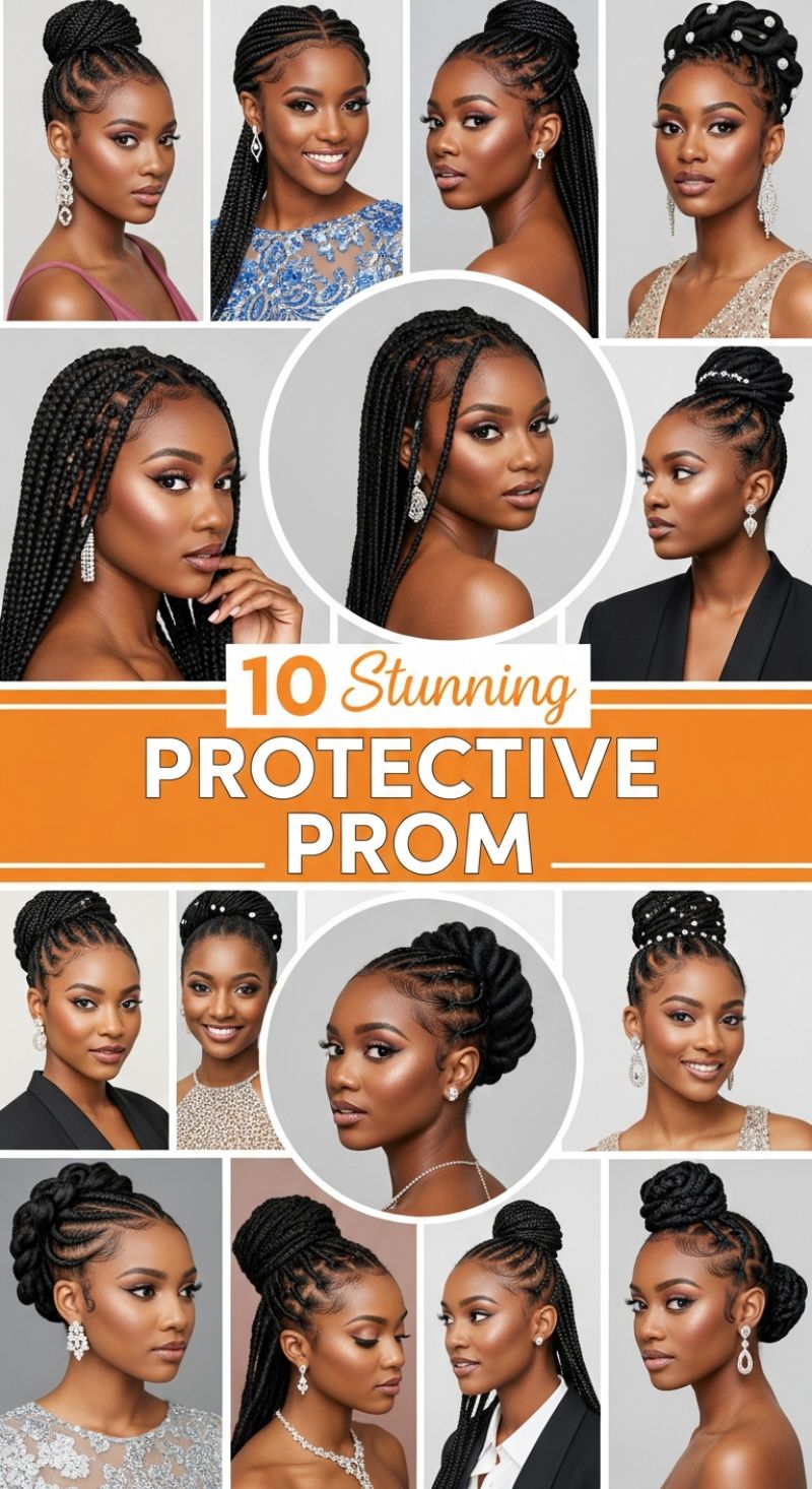 10 Stunning Protective Prom Hairstyles