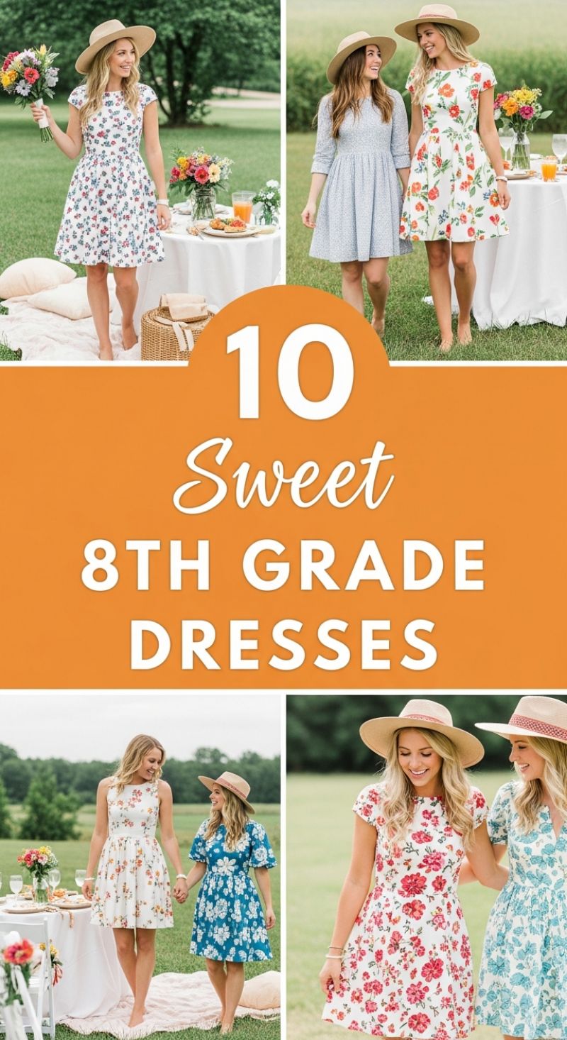 10 Sweet 8TH GRADE DRESSES