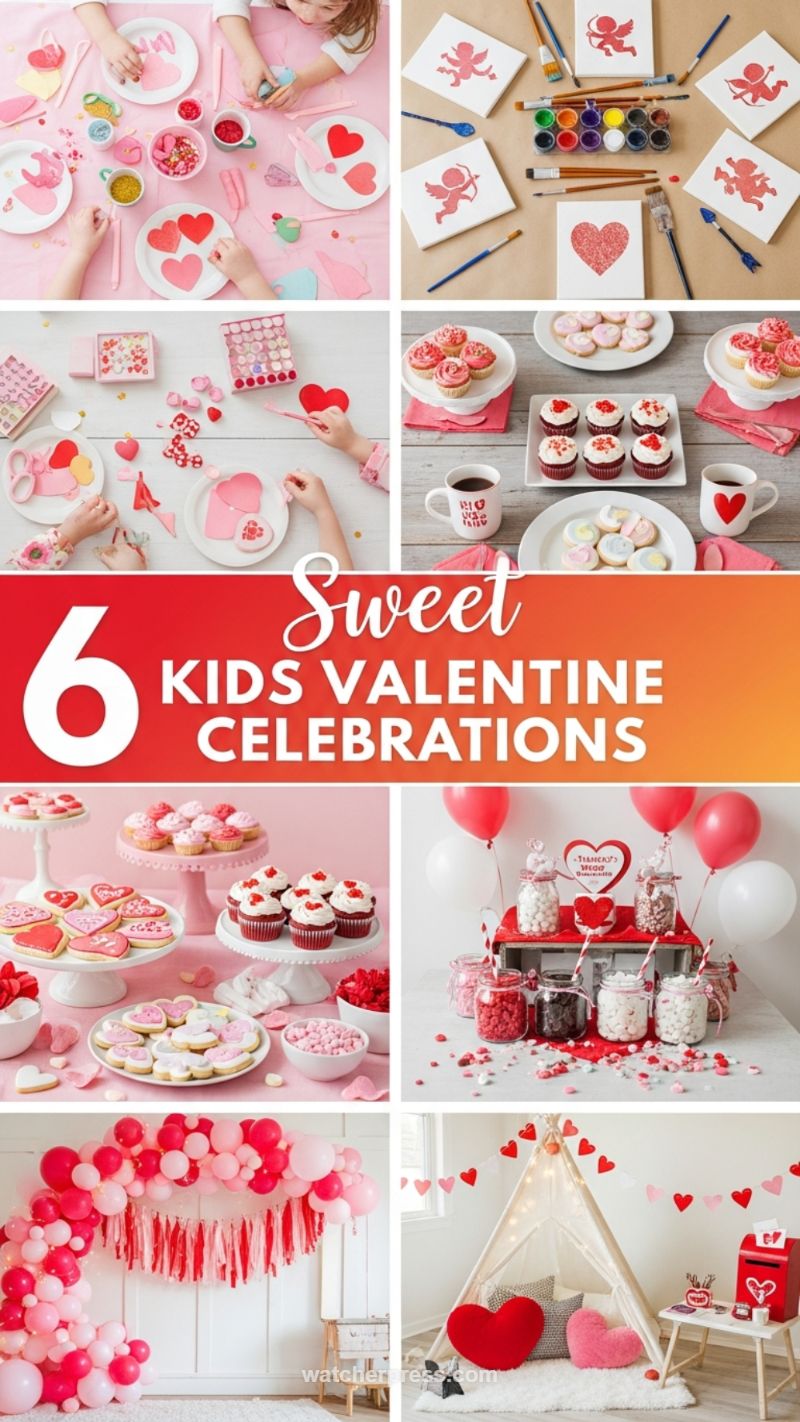 10. Sweet & Playful Kids Valentine’s Celebration