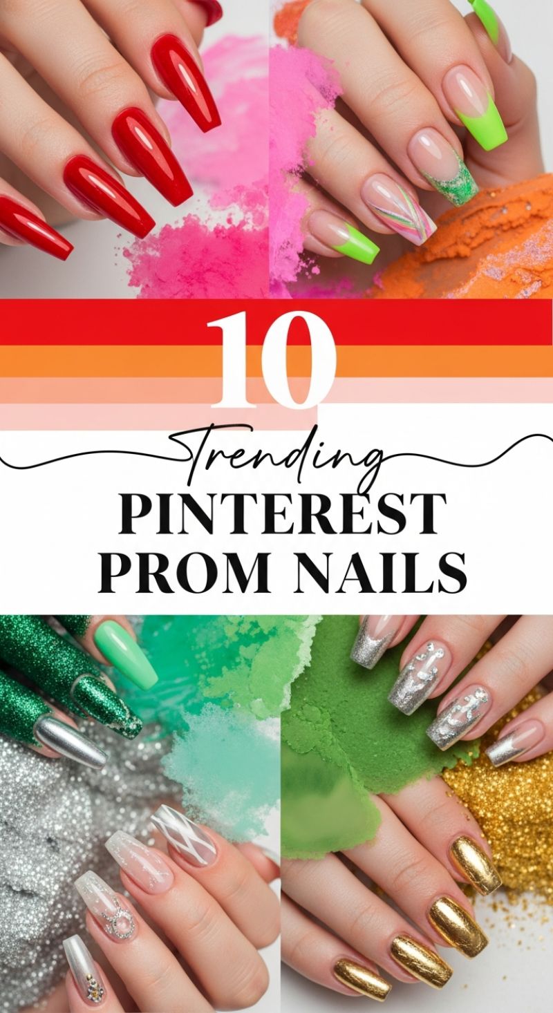 10 Trending PINTEREST PROM NAILS