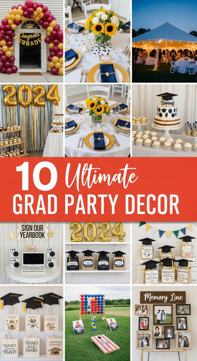 10 Ultimate Grad Party Decor