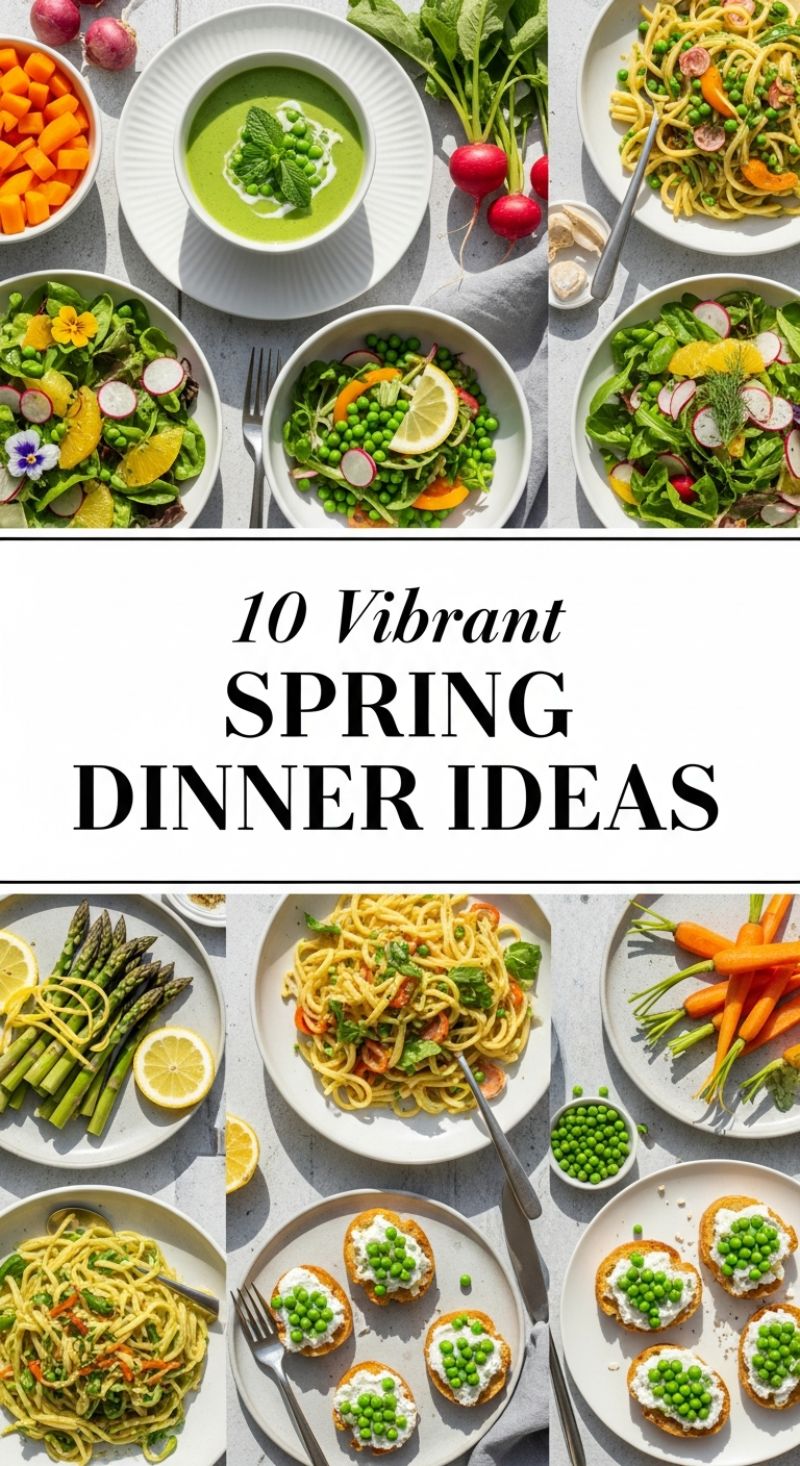 10 Vibrant SPRING DINNER IDEAS
