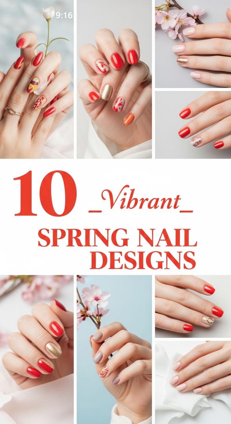 10 Vibrant Spring Nail Designs