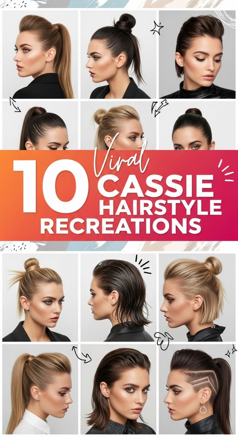 10 VIRAL CASSIE HAIRSTYLE RECREATIONS