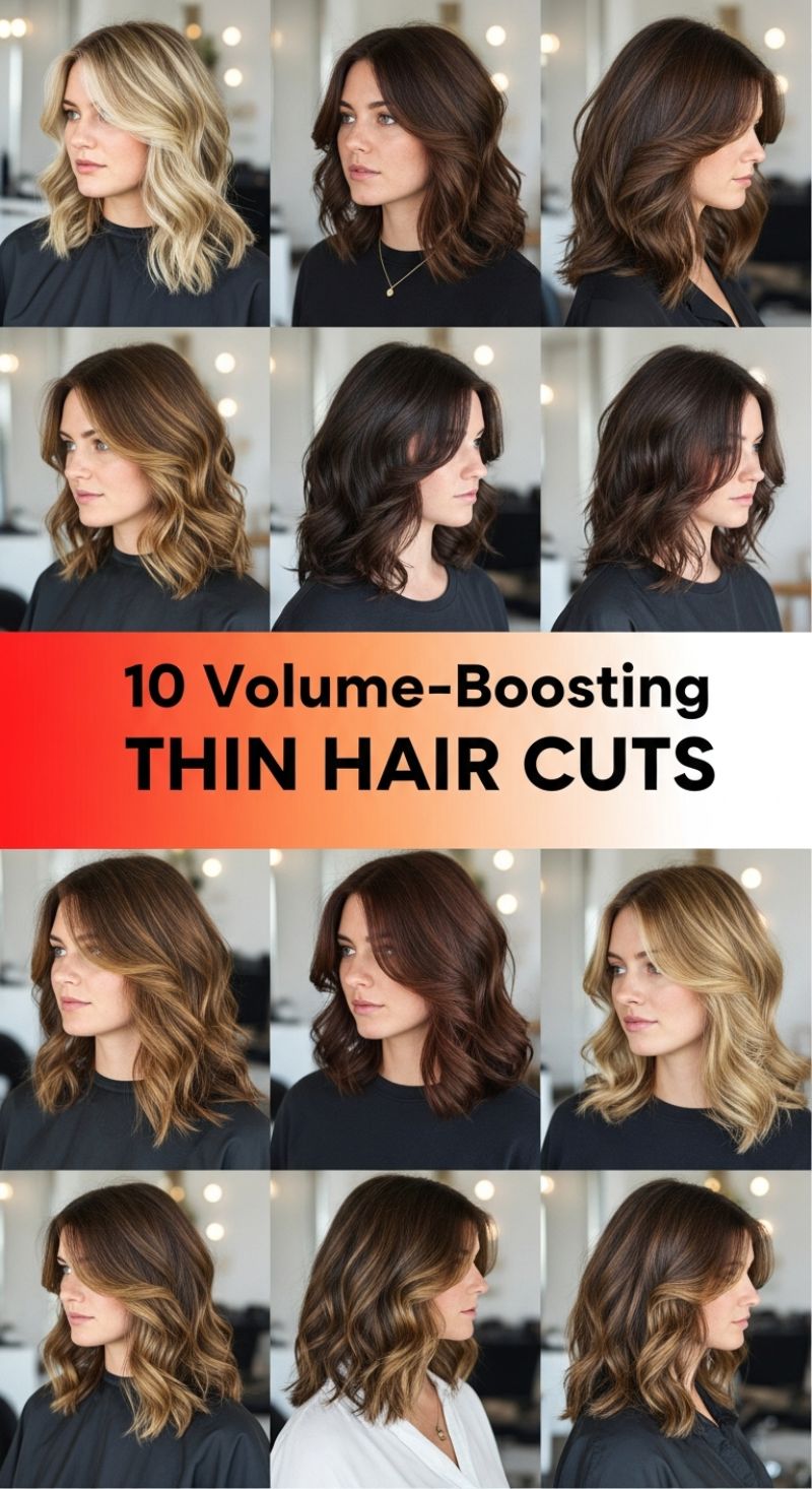 10 Volume-Boosting Thin Hair Cuts