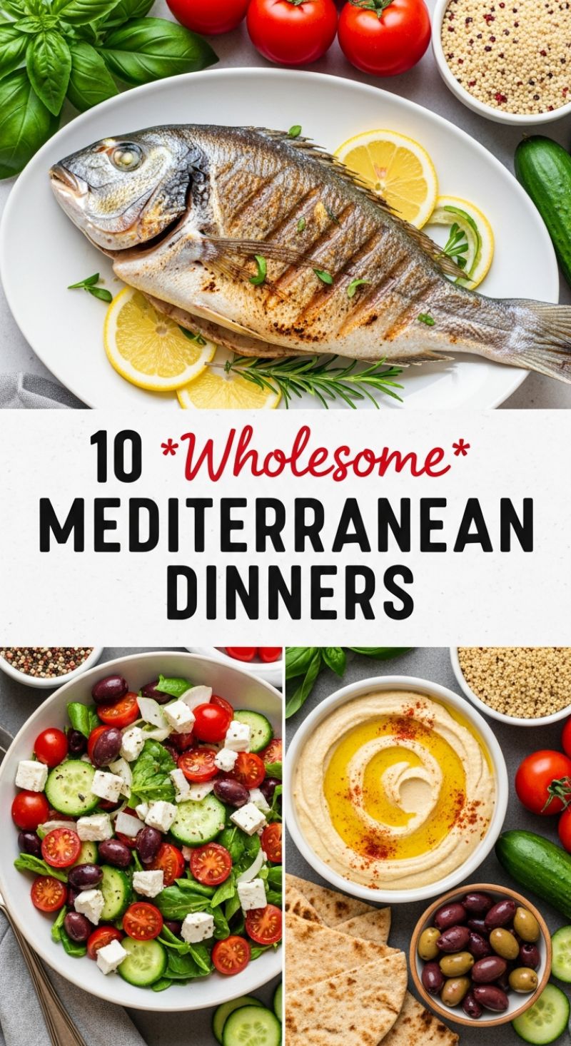 10 Wholesome Mediterranean Dinners