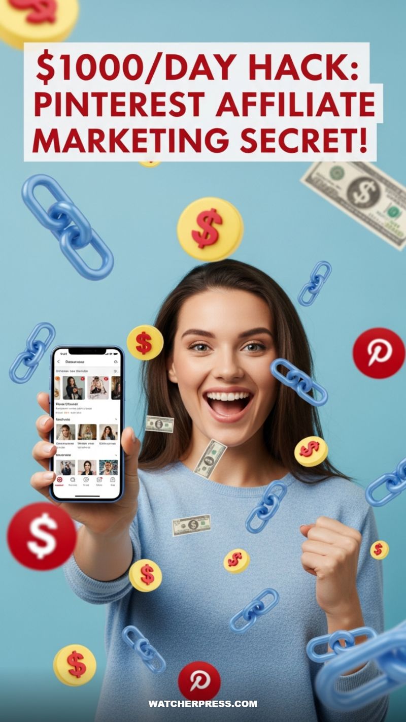 $1000/DAY HACK: PINTEREST AFFILIATE MARKETING SECRET!