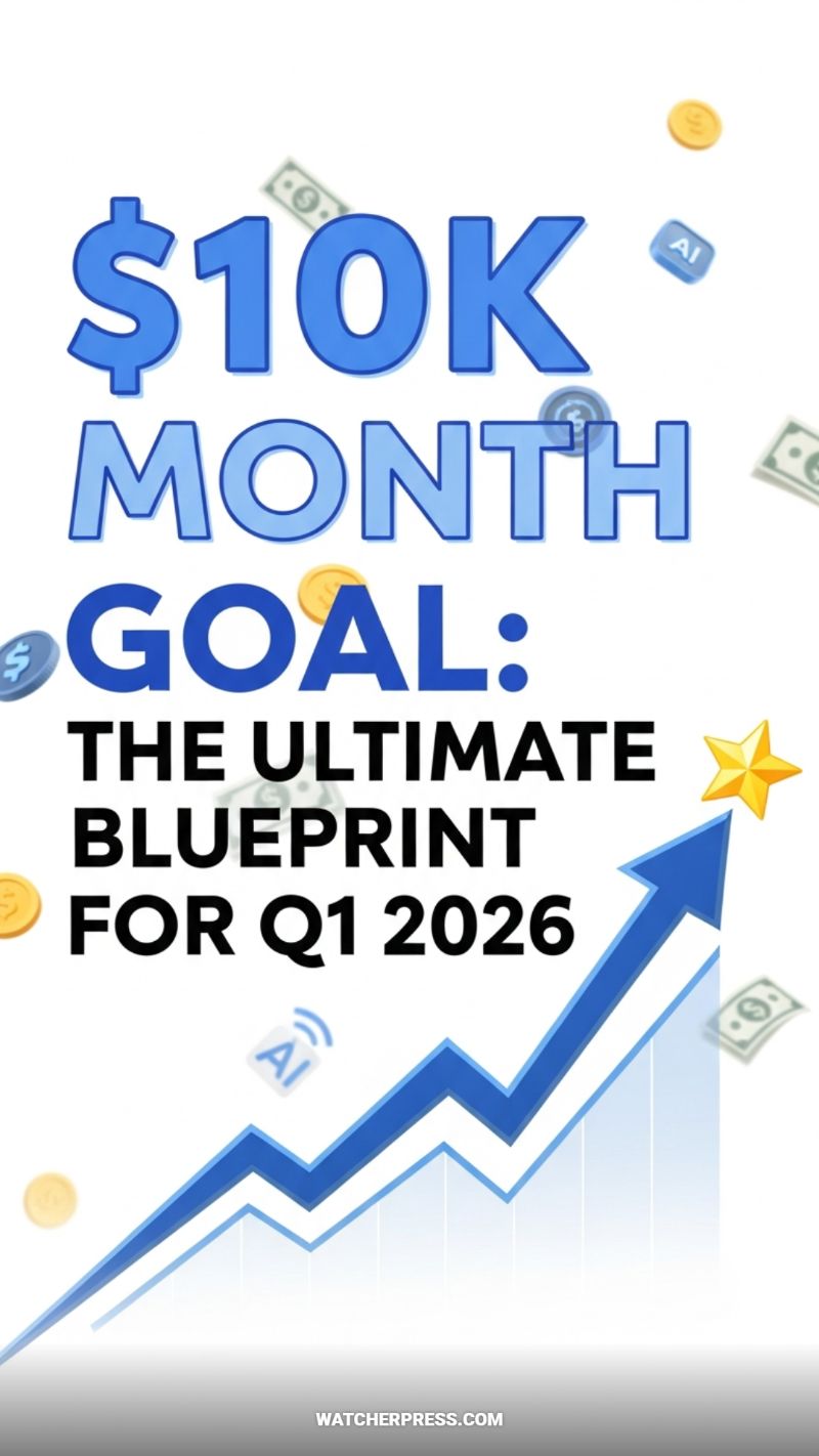 $10K MONTH GOAL: THE ULTIMATE BLUEPRINT FOR Q1 2026