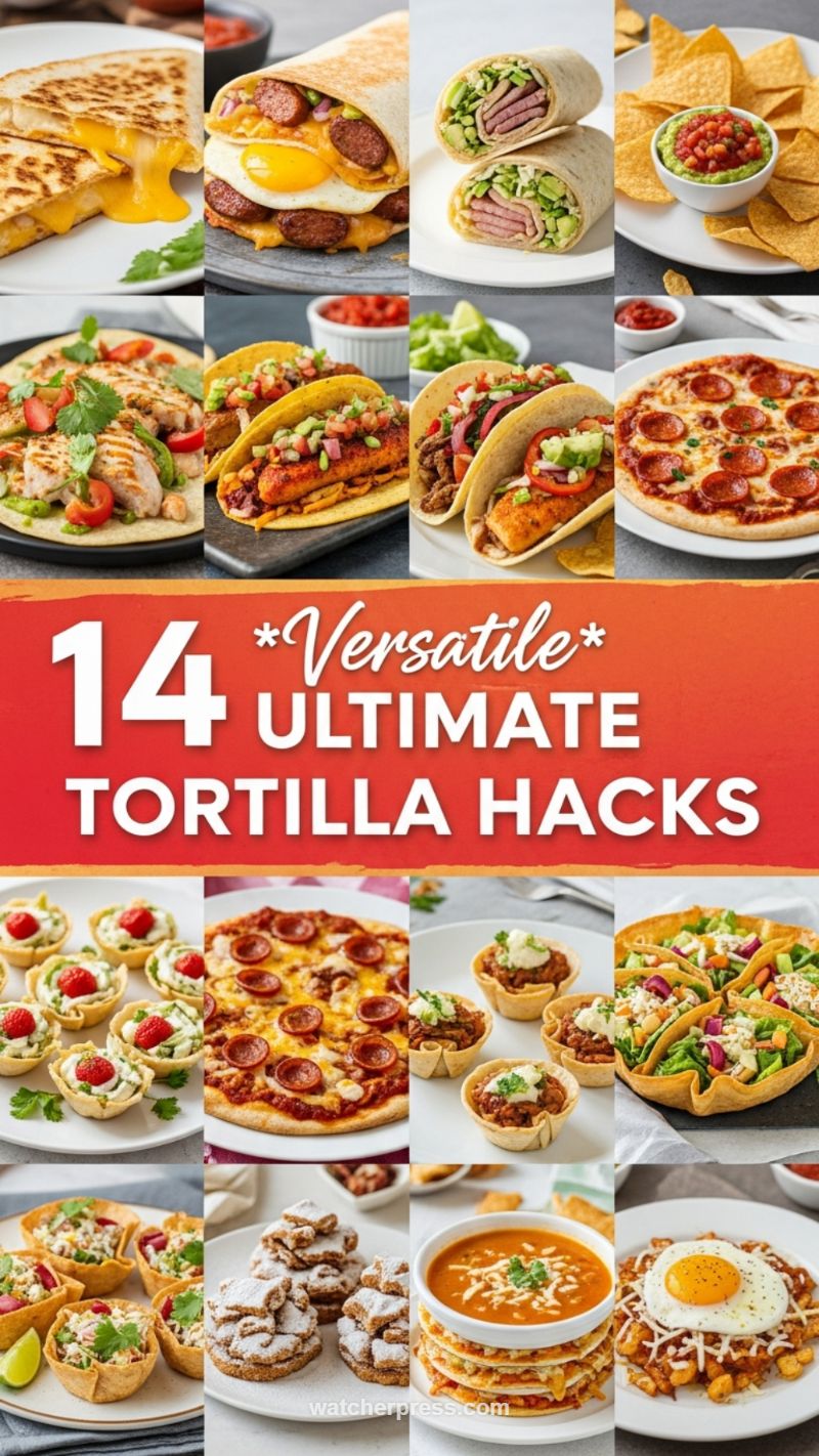11. 14 Versatile Ultimate Tortilla Hacks: Maximum Use of Wraps