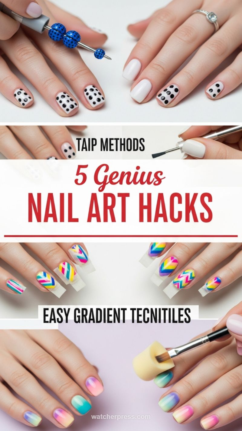 11. 5 Genius Nail Art Hacks