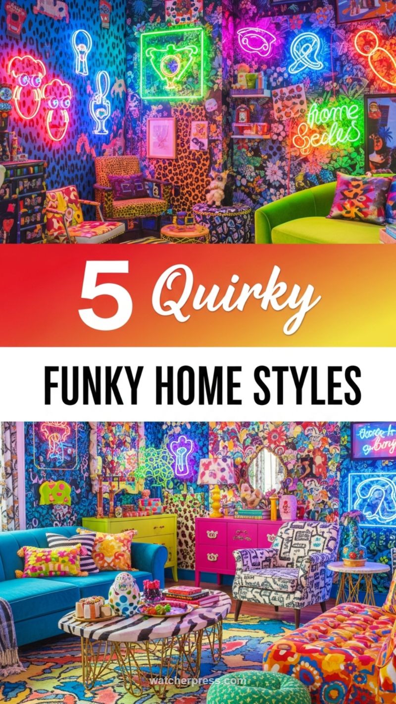 11. 5 Quirky Funky Home Styles
