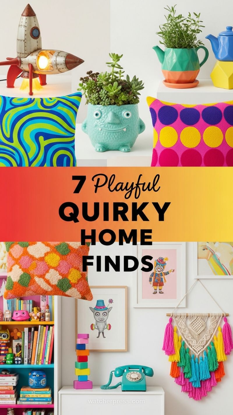 11. Adding Kitsch and Personality (Playful Quirky Home Finds)