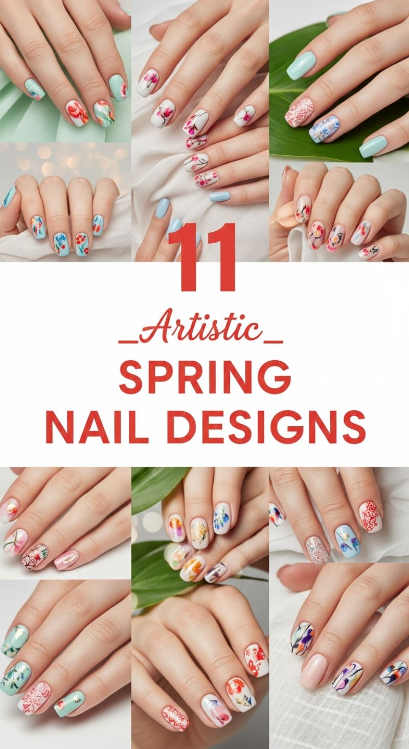 11 Artistic Spring Nail Designs