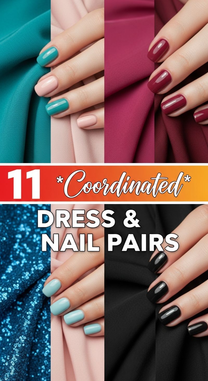 11 Coordinated Dress & Nail Pairs