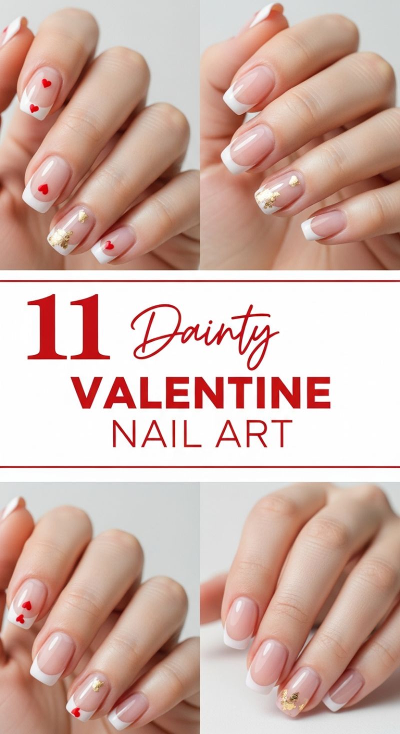 11 Dainty VALENTINE NAIL ART