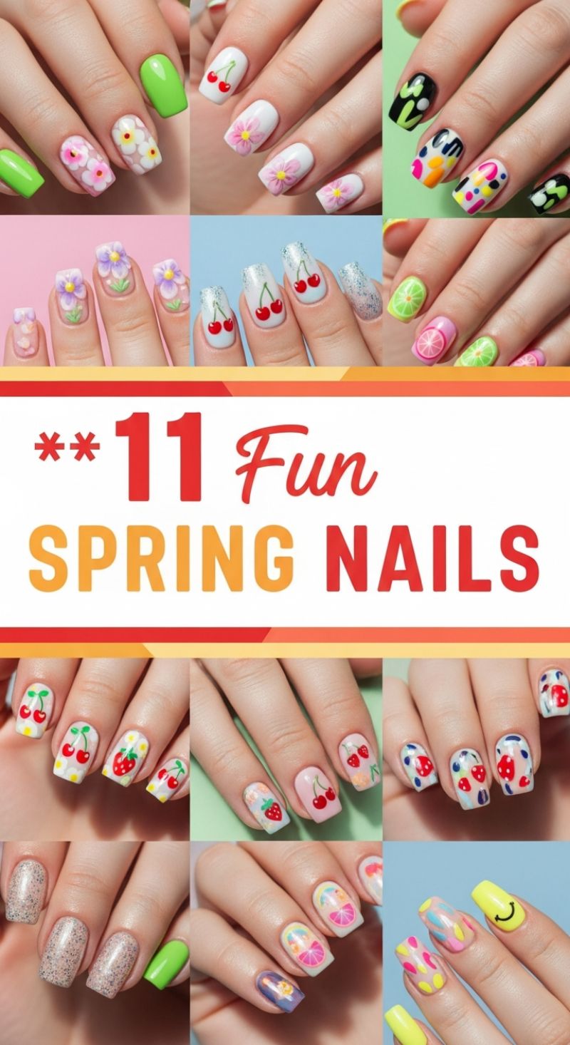 11 Fun SPRING NAILS
