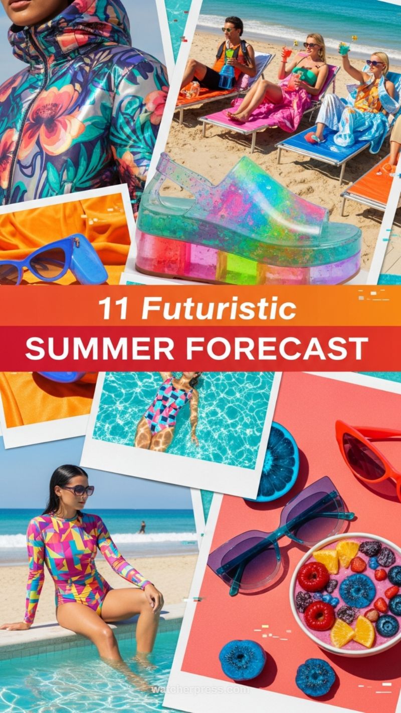 11 Futuristic Summer Forecast: Neon and Vinyl