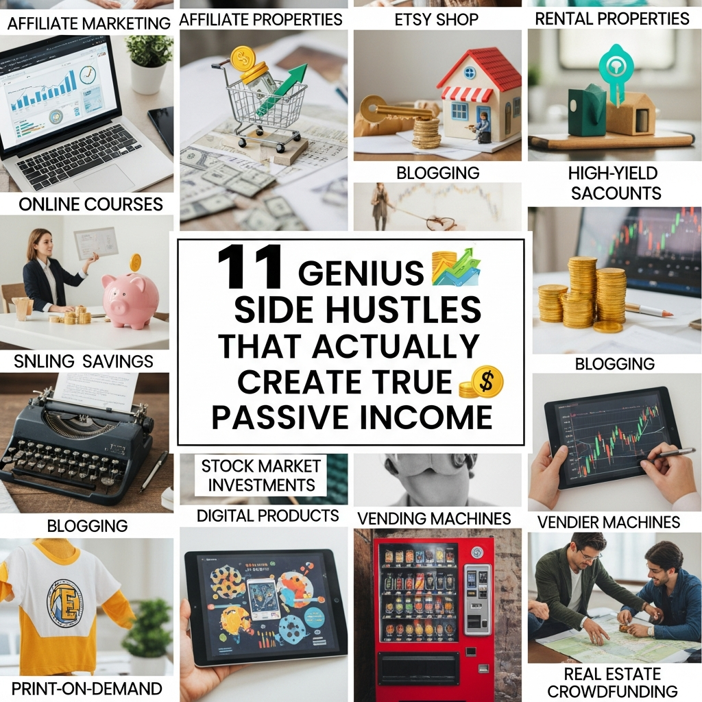 11 Genius Side Hustles That Actually Create True Passive Income
