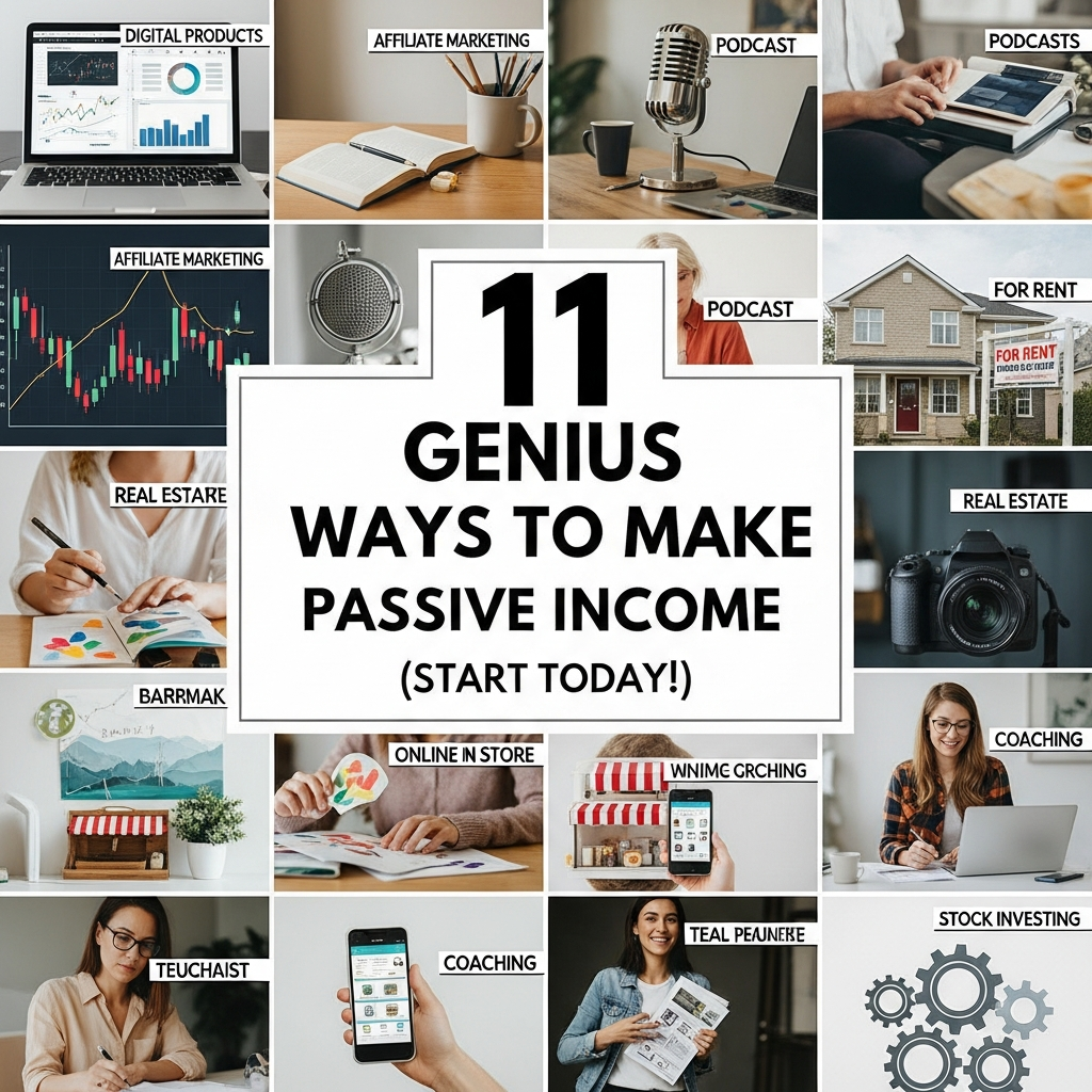 11 Genius Side Hustles That Create Passive Income (You Can Start Today!)