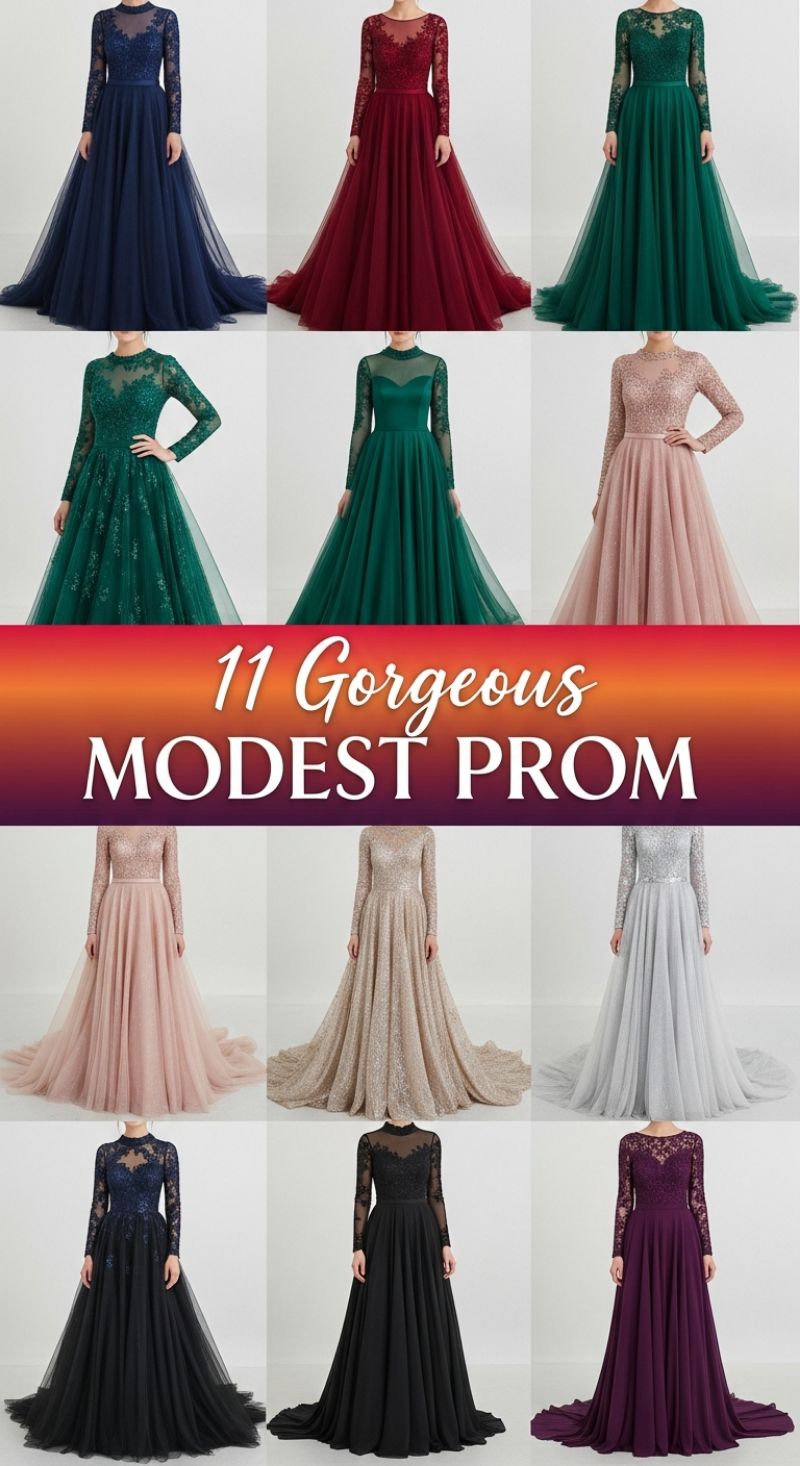 11 Gorgeous Modest Prom Looks