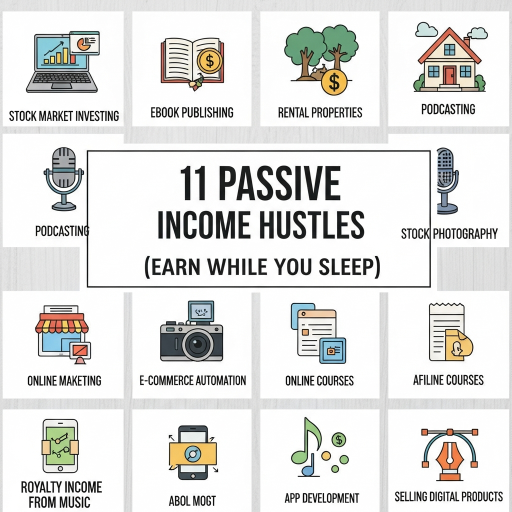11 PASSIVE INCOME HUSTLES (EARN WHILE YOU SLEEP)