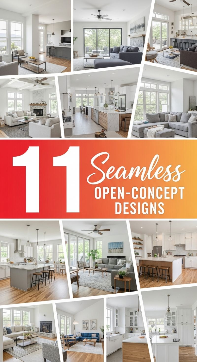 11 Seamless Open-Concept Designs