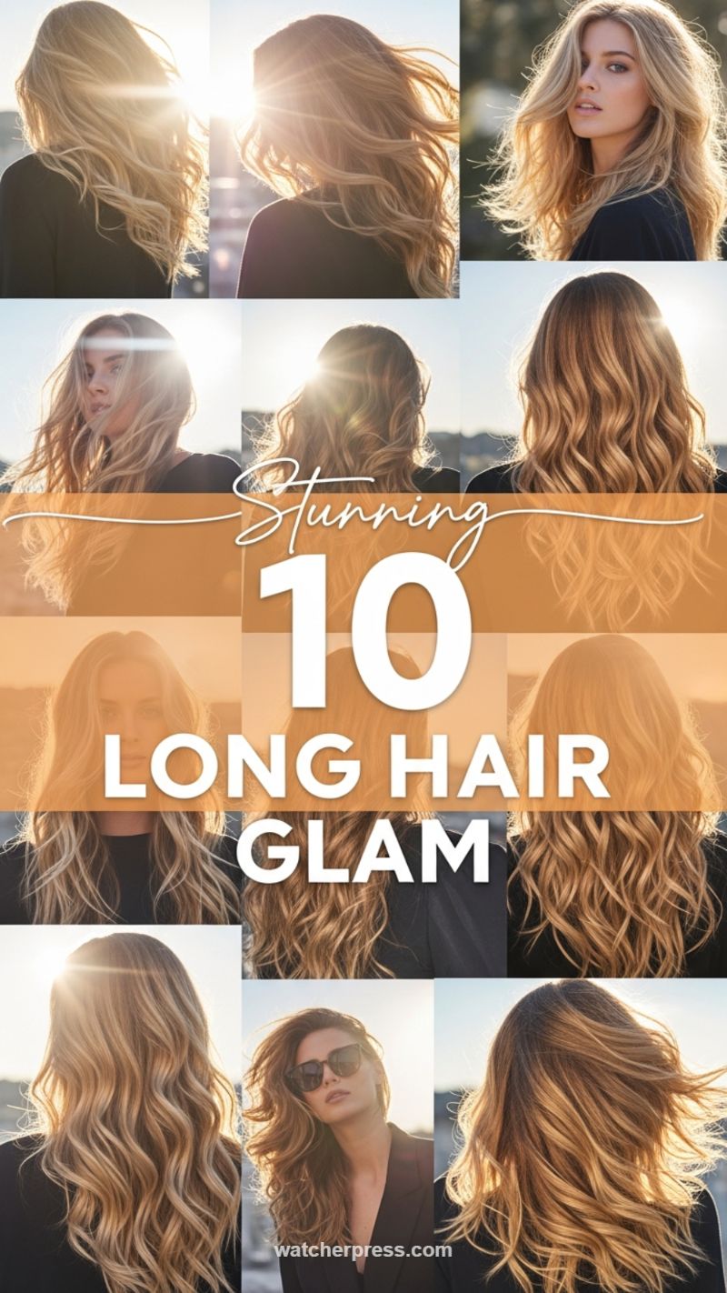 11. Stunning Glamorous Long Waves (10 Long Hair Glam)
