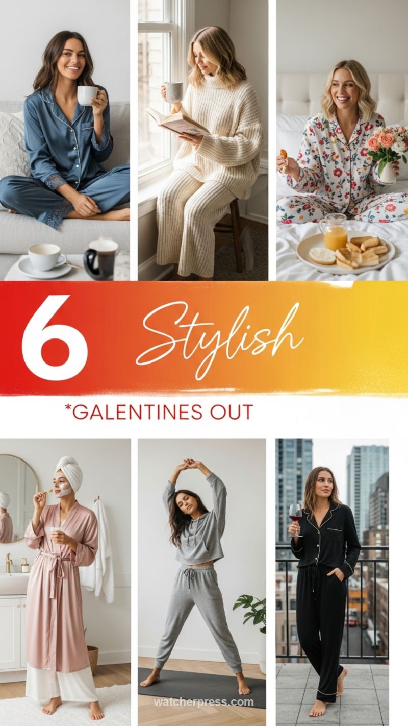 11. Stylish Loungewear for Galentine's Gatherings