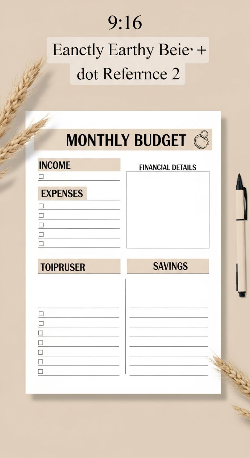 11. Take Control of Your Finances with a Monthly Budget