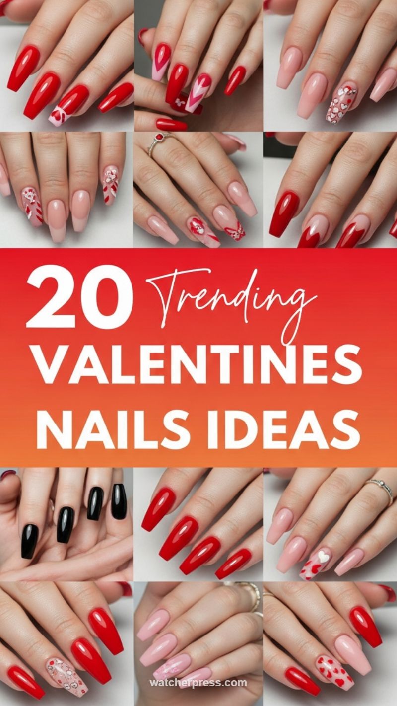 11. The Ultimate 20 Trending Valentine Nails Roundup