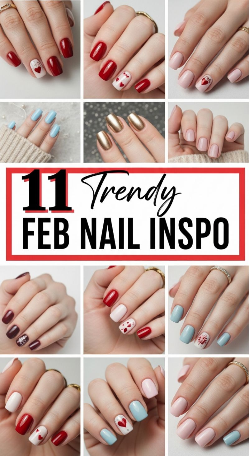 11 Trendy February Nail Inspiration Designs