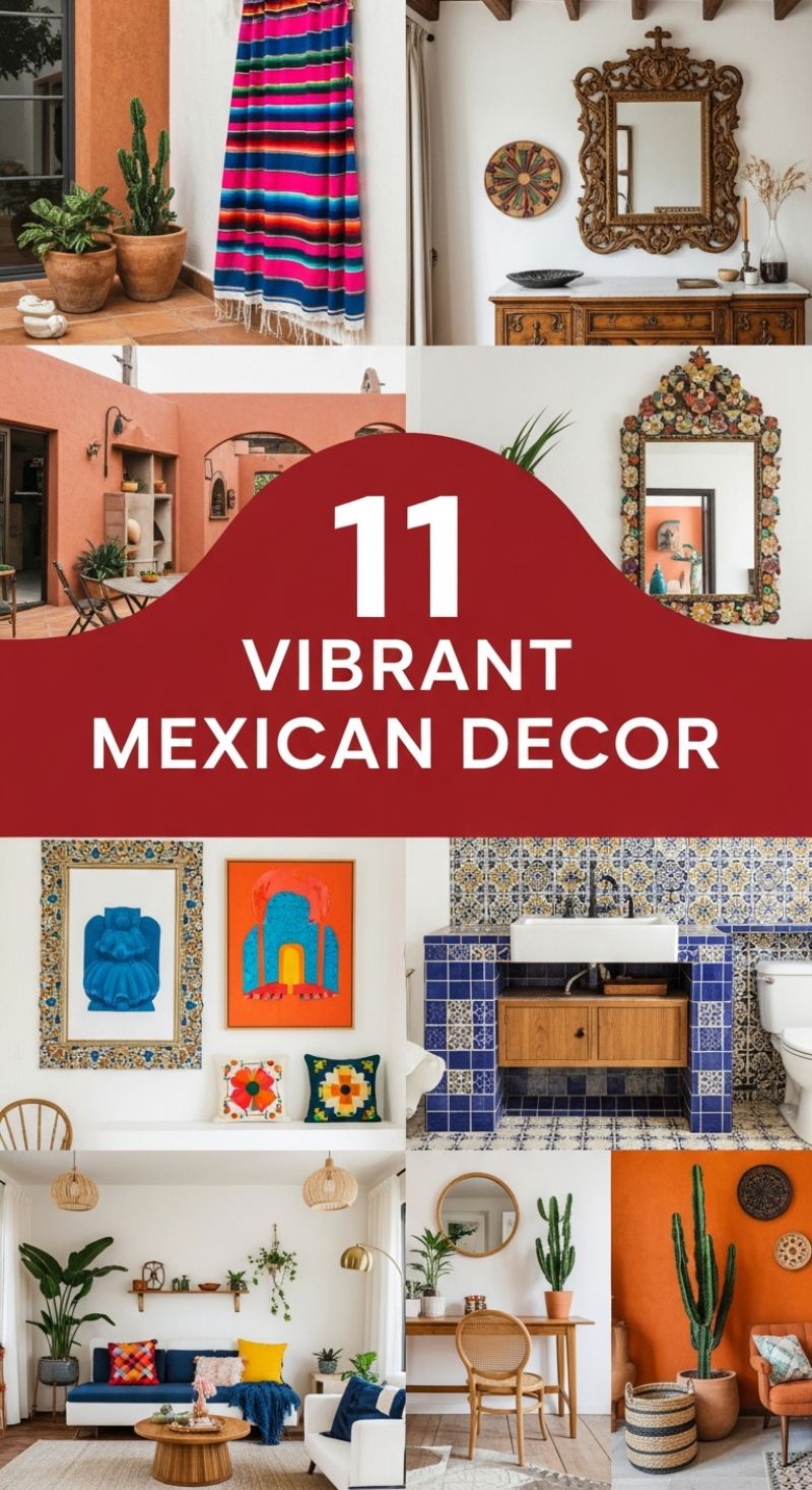 11 VIBRANT MEXICAN DECOR IDEAS