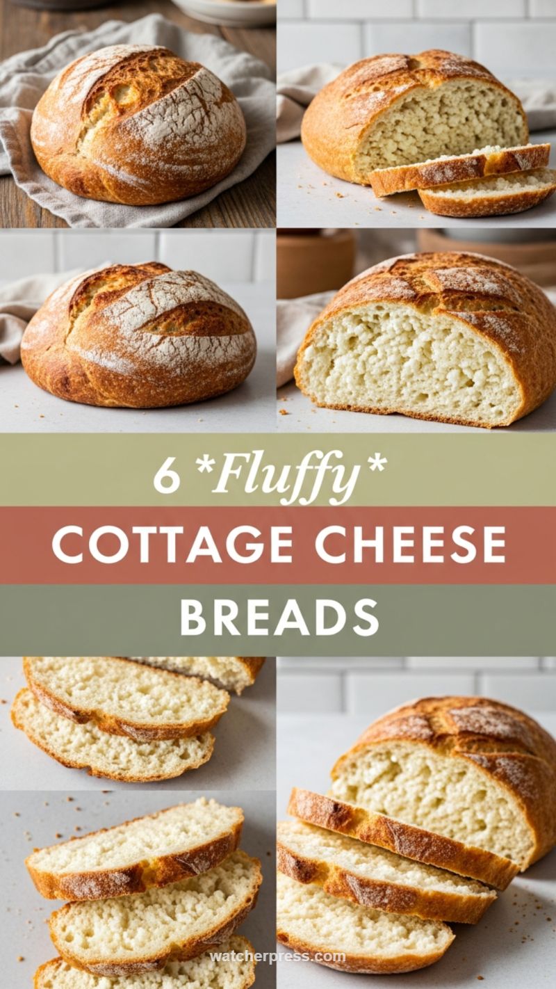 12. 6 Fluffy Cottage Cheese Breads: High-Protein Baking