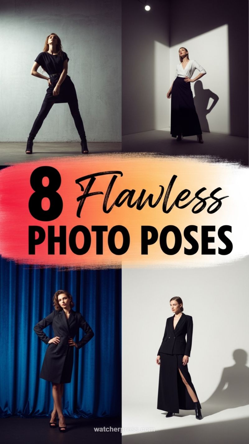12. 8 Flawless Photo Poses for Fashion Shots