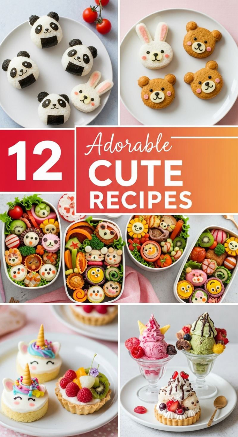 12 Adorable CUTE RECIPES