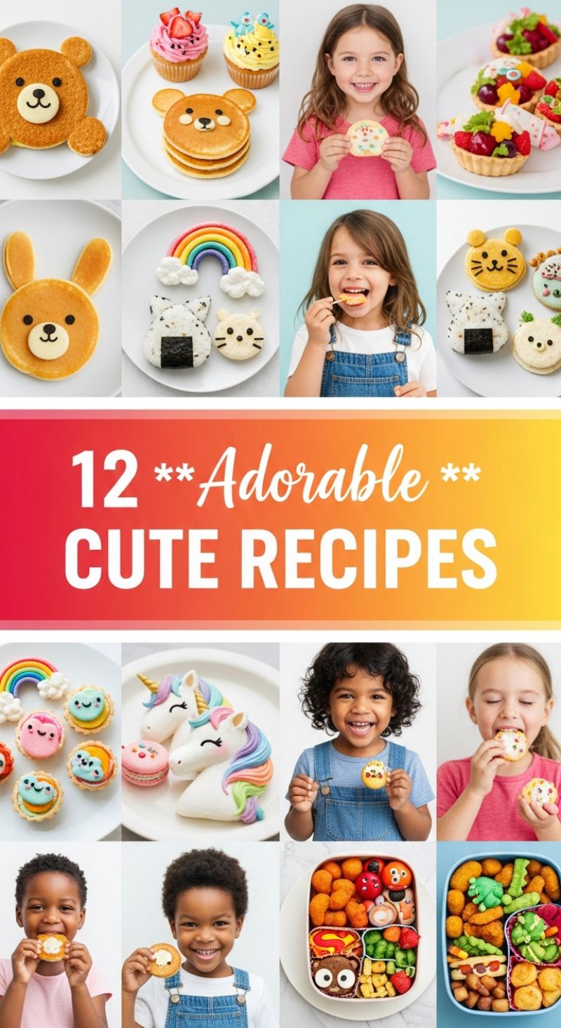 12 Adorable Cute Recipes