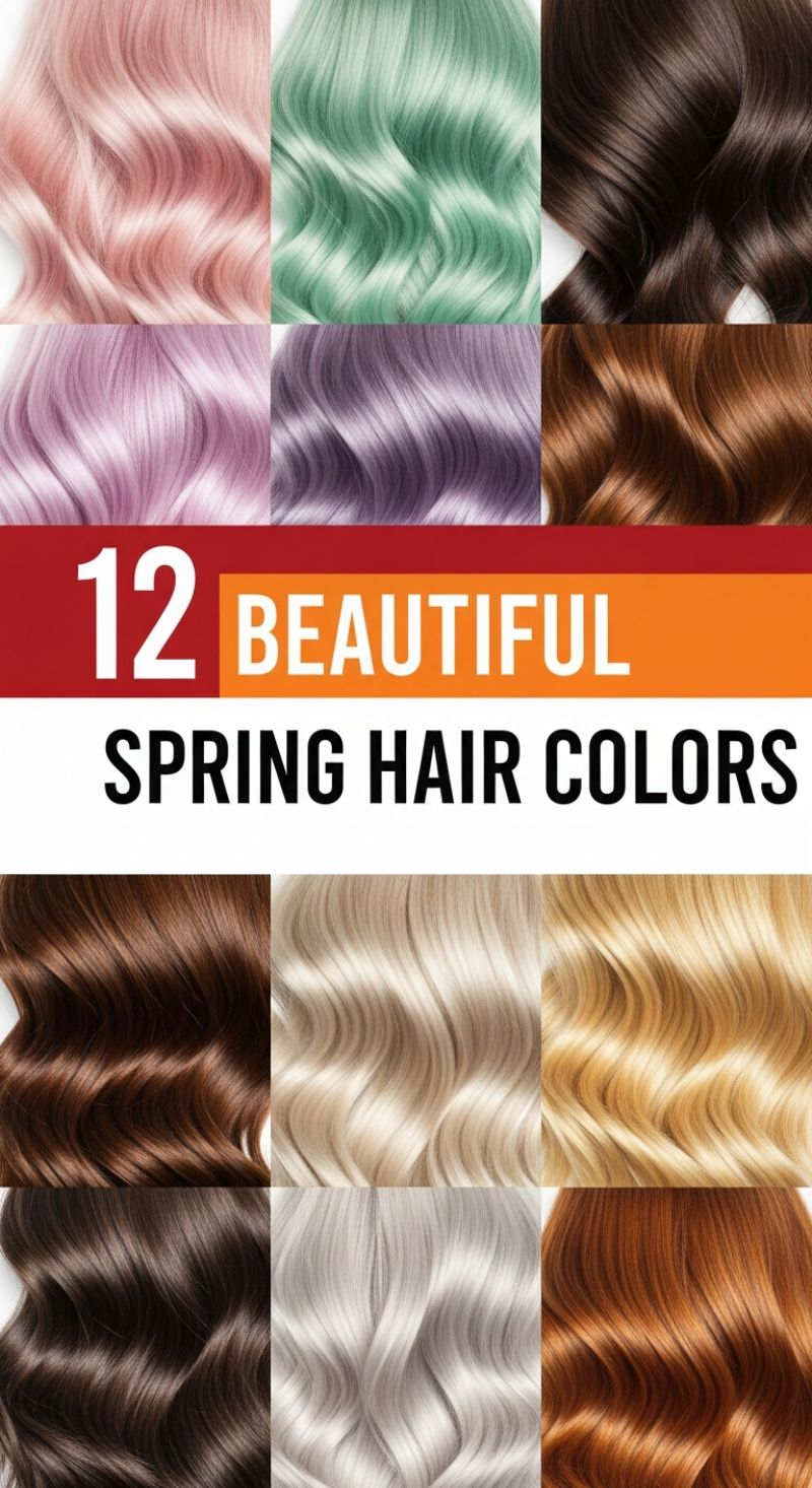 12 Beautiful Spring Hair Colors